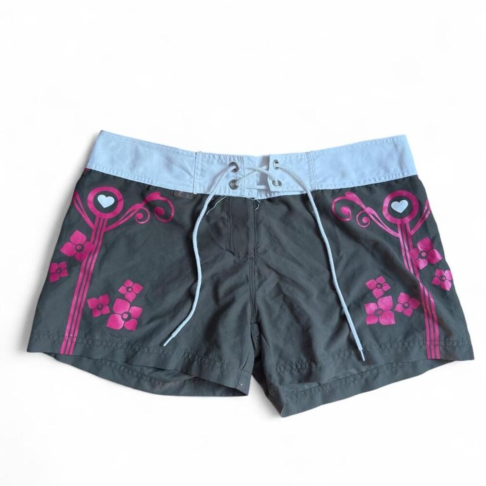 Y2K Kana Beach Splash Wear swim shorts